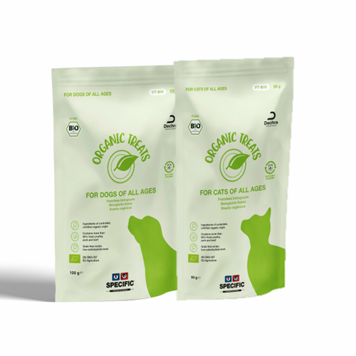 Organic treats pour chat et chien -